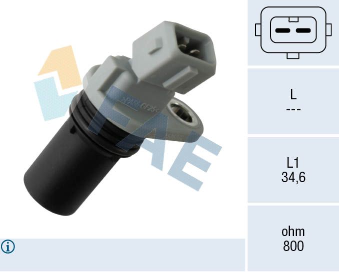 Sensor, Motordrehzahl FAE 79536