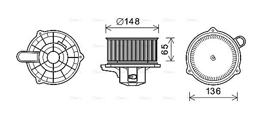 Innenraumgebläse AVA QUALITY COOLING ka8240