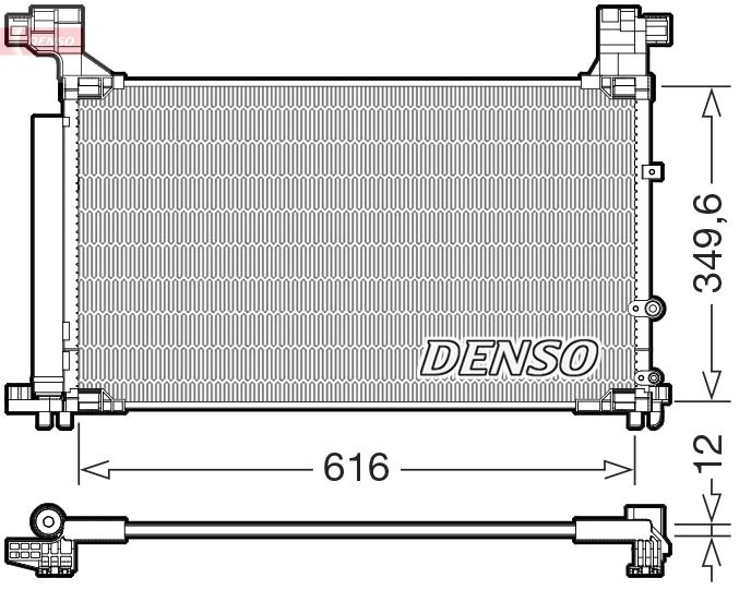 Klimakondensator Klimakühler Denso DCN50132