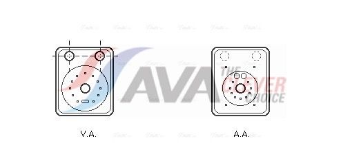 Ölkühler, Motoröl AVA QUALITY COOLING VN3093