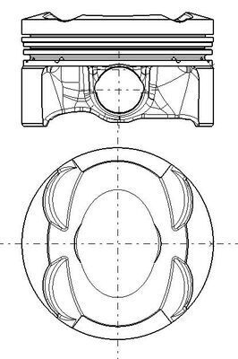 Kolben MAHLE 039PI00138000