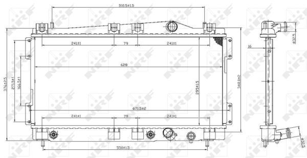 Kühler, Motorkühlung NRF 53955