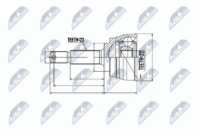 Gelenksatz Antriebswelle NTY NPZ-NS-035