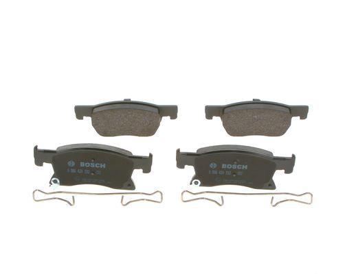 Bremsbelagsatz, Scheibenbremse BOSCH 0986424332