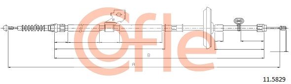 Seilzug, Feststellbremse COFLE 11.5829
