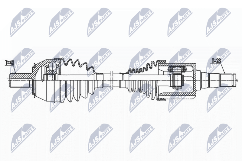 Antriebswelle NTY NPW-VV-143