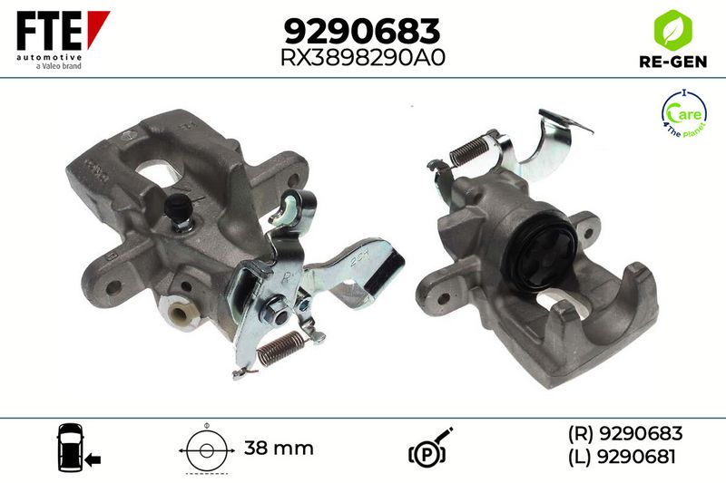 Bremssattel FTE 9290683