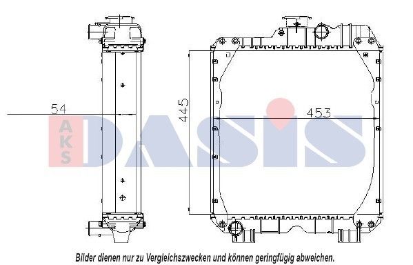 Kühler, Motorkühlung AKS DASIS 440312N