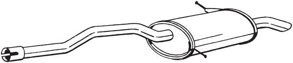 Endschalldämpfer BOSAL 279-643