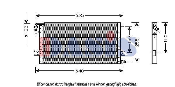 Kondensator, Klimaanlage AKS DASIS 212021N