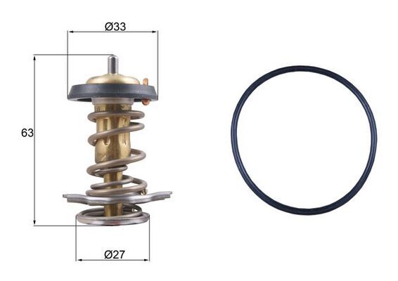 Thermostat, Kühlmittel MAHLE TX26482D