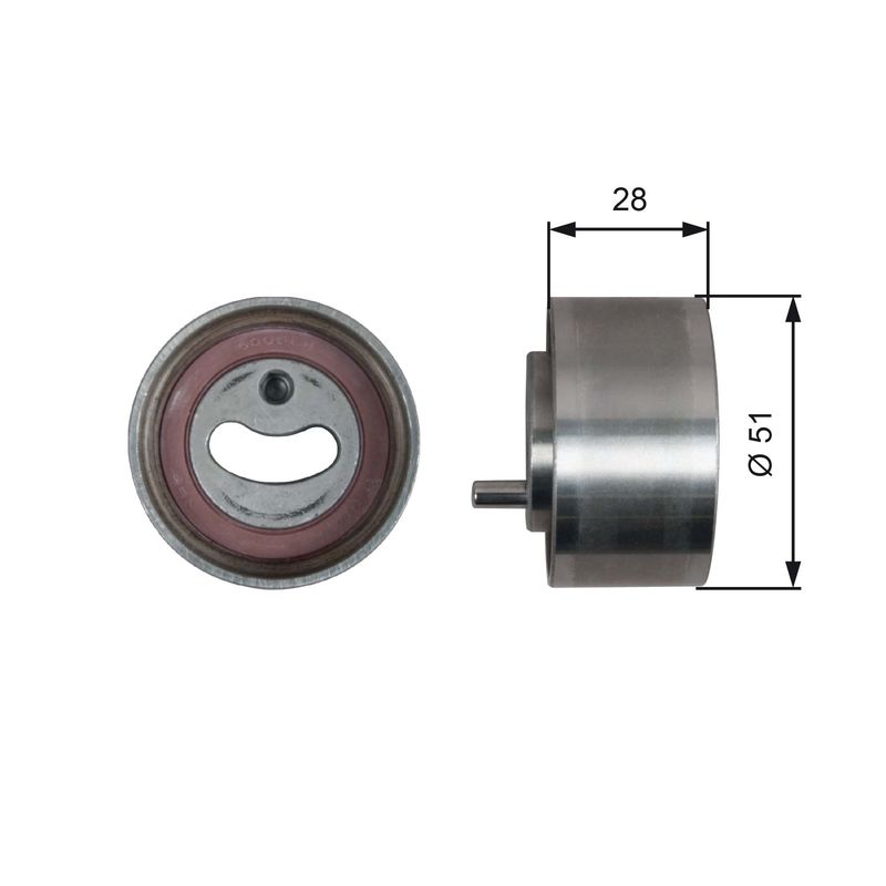 Spannrolle, Zahnriemen GATES t41319