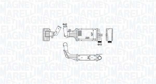Ladeluftkühler MAGNETI MARELLI 351319204160