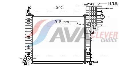 Kühler, Motorkühlung AVA QUALITY COOLING MSA2265