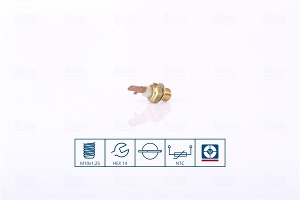 Sensor, Kühlmitteltemperatur NISSENS 207058