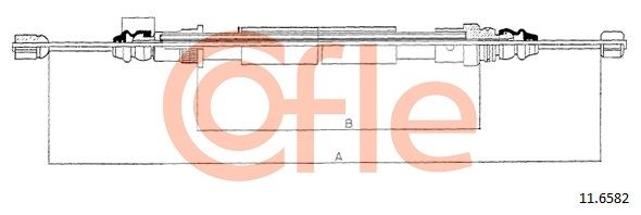 Seilzug, Feststellbremse COFLE 11.6582