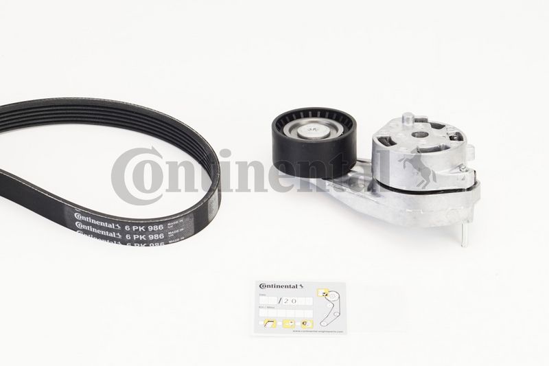 Keilrippenriemensatz CONTINENTAL CTAM 6PK986K1