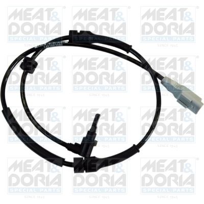 Sensor, Raddrehzahl MEAT & DORIA 90186