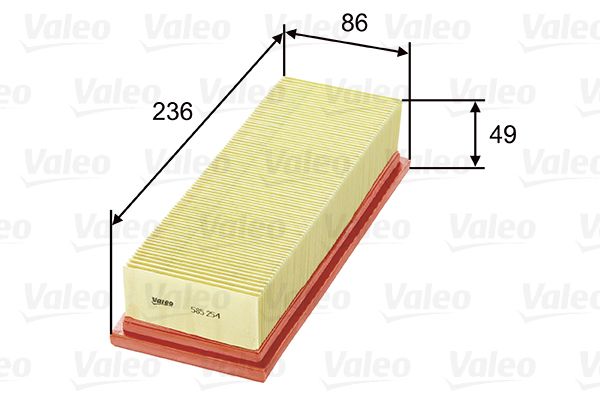 Luftfilter VALEO 585254