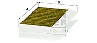 Filter, kupéventilation MANN-FILTER FP 27 021-2