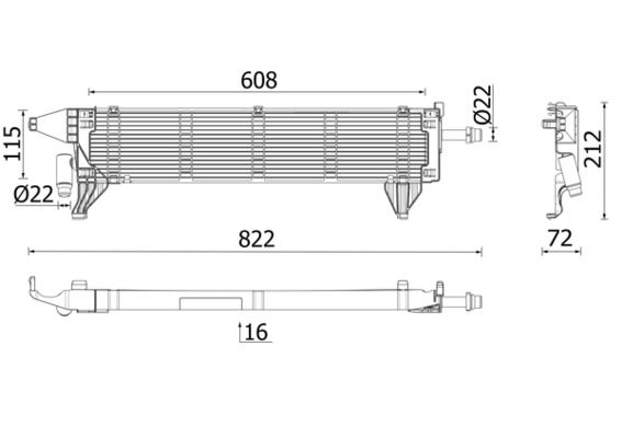 Kühler, Motorkühlung MAHLE CR2636000P