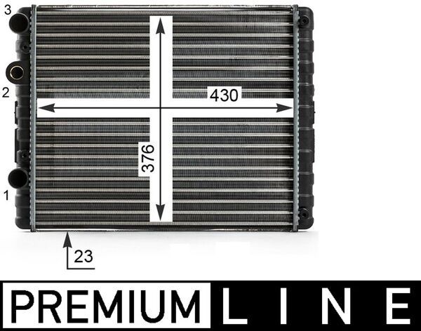 Kühler, Motorkühlung MAHLE CR42000P