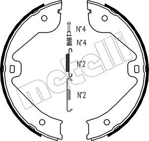 Bremsbackensatz, Feststellbremse METELLI 53-0244K
