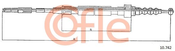 Seilzug, Feststellbremse COFLE 10.742