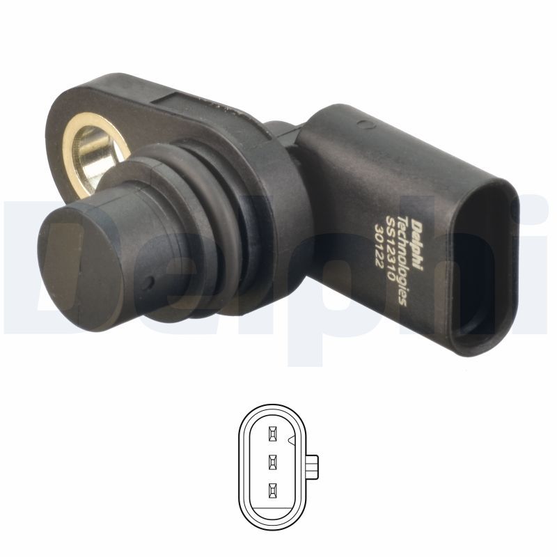 Sensor, Nockenwellenposition DELPHI SS12310-12B1