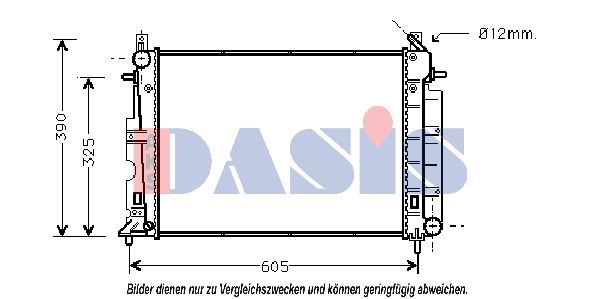Kühler, Motorkühlung AKS DASIS 190190N