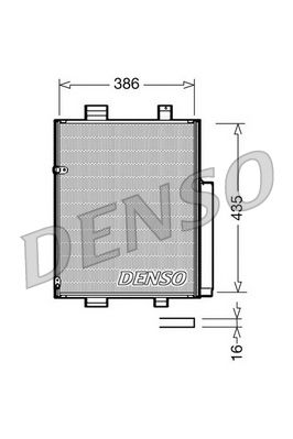 Klimakondensator Klimakühler Denso DCN35001