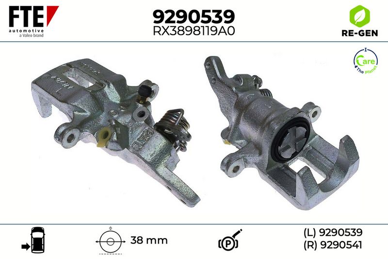 Bremssattel FTE 9290539