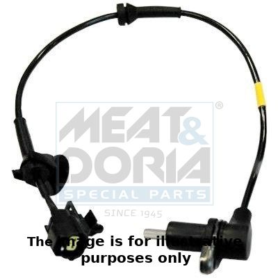 Sensor, Raddrehzahl MEAT & DORIA 90315E
