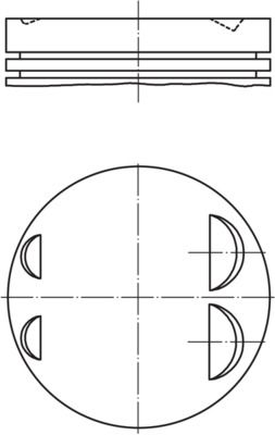Kolben MAHLE 0831601