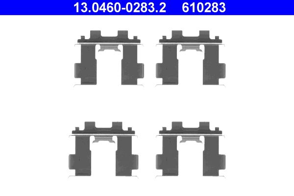 Zubehörsatz Scheibenbremsbelag Ate 13.0460-0283.2