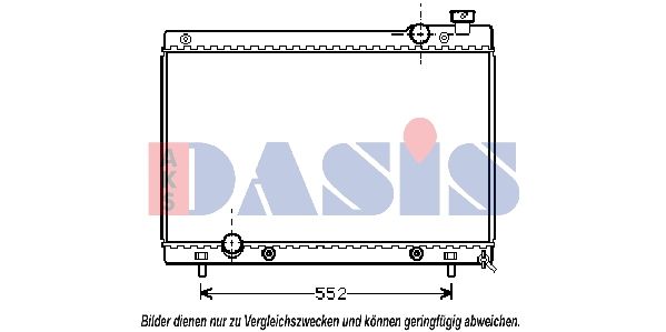 Kühler, Motorkühlung AKS DASIS 111320N