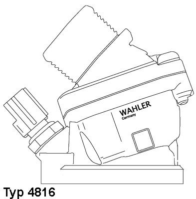 Thermostat, Kühlmittel WAHLER 4816.90D