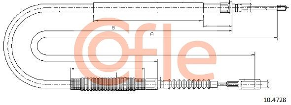 Seilzug, Feststellbremse COFLE 10.4728