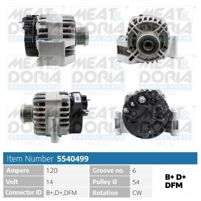 Generator MEAT & DORIA 5540499