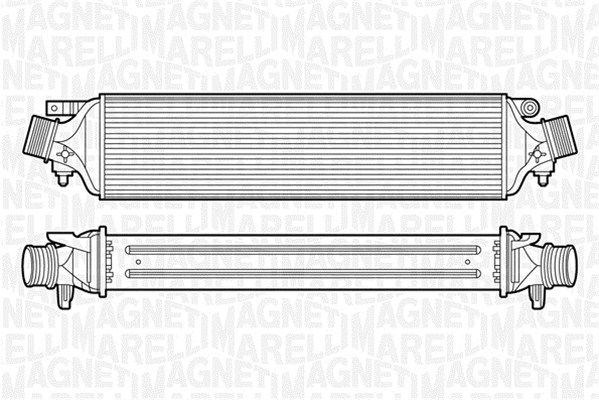 Ladeluftkühler MAGNETI MARELLI 351319201150