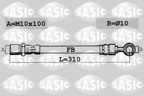 Bremsschlauch SASIC 6606109