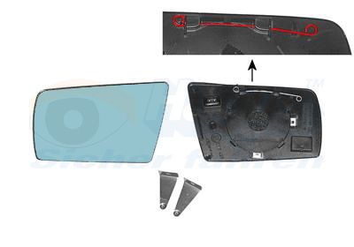 Spiegelglas, Außenspiegel VAN WEZEL 3030833