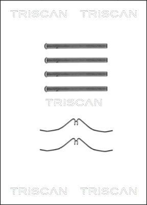 Zubehörsatz Scheibenbremsbelag TRISCAN 8105 501509