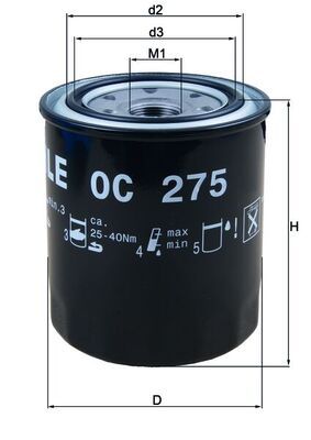Ölfilter KNECHT OC 275