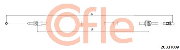 Seilzug, Schaltgetriebe COFLE 2cb.fi009