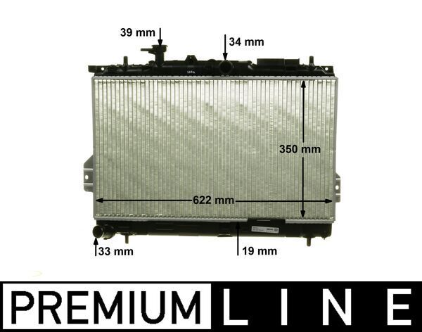 Kühler, Motorkühlung MAHLE CR1292000P