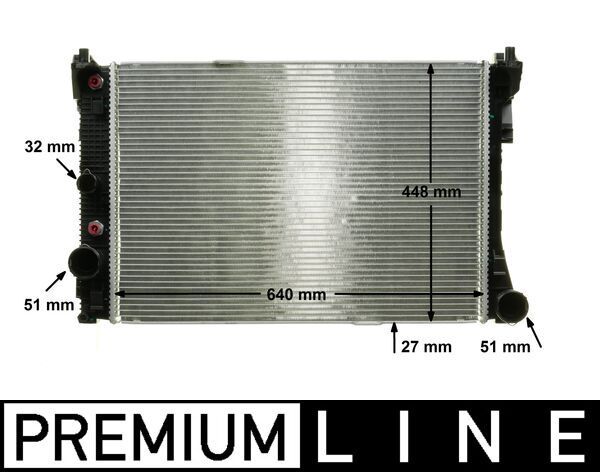 Kühler, Motorkühlung MAHLE CR988000P