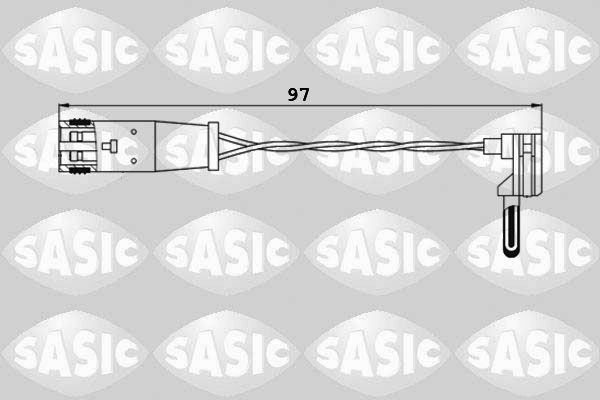 Warnkontakt, Bremsbelagverschleiß SASIC 6236002