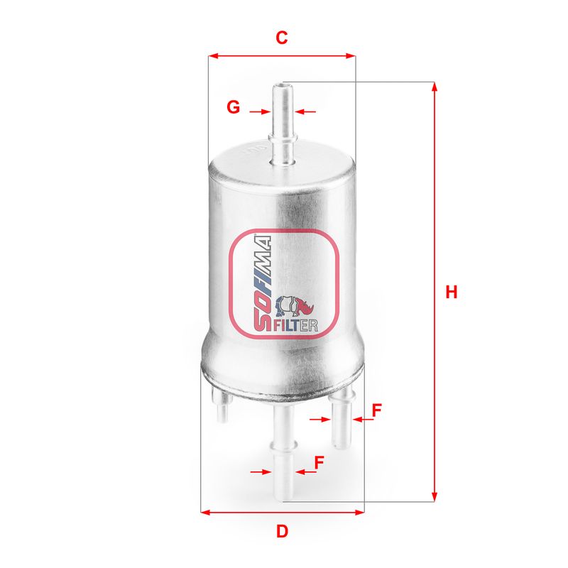 Kraftstofffilter SOFIMA S 1832 B