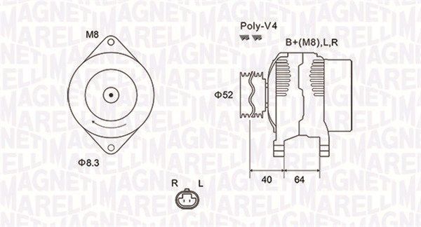 Generator MAGNETI MARELLI 063732023010